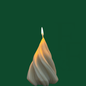 Spiral Tree Candle